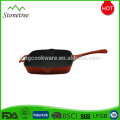 Rectangular enamel cast iron cookware